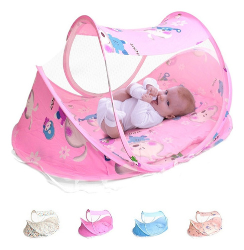 Cuna Moisés Plegable Portátil Mosquitero Bebe Colchon Niños