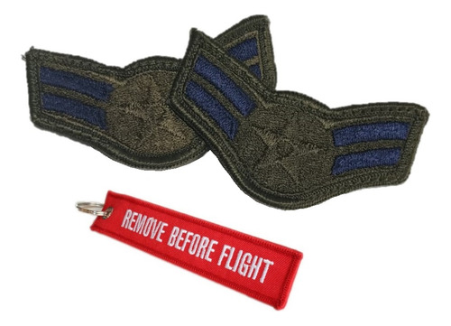Lote De Patches Divisas Cabo Força Aérea Usaf Air Force