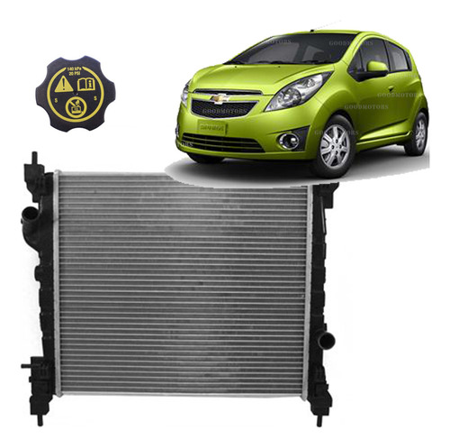 Radiador Chevrolet Spark Gt 1.2 2010 2017 + Tapa Deposito 