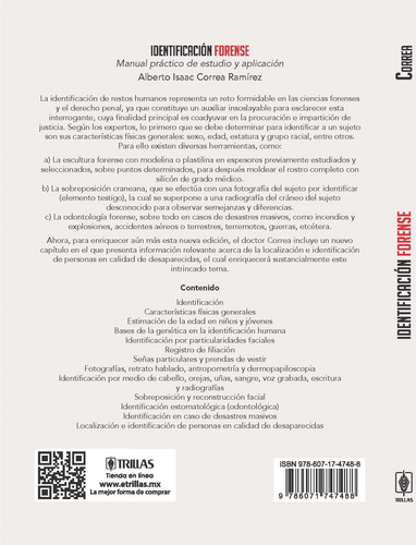 Identificacion Forense Editorial Trillas