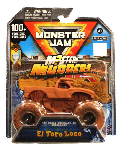 Vehiculo Monster Jam Mistery Mudders El Toro Loco 1:64 