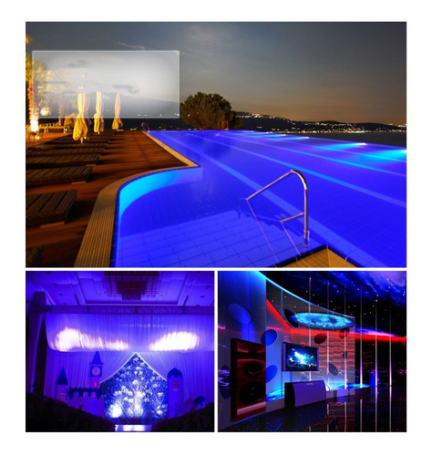 Fita Led Ultravioleta 120led Aquário 5m Prova Dágua Ip67 12v Cor da luz UV