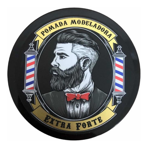 Pomada Modeladora Barba Cabelo Bigode Efeito Matte 150g