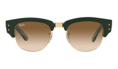 Lentes De Sol Mega Clubmaster Green On Arista Ray-ban