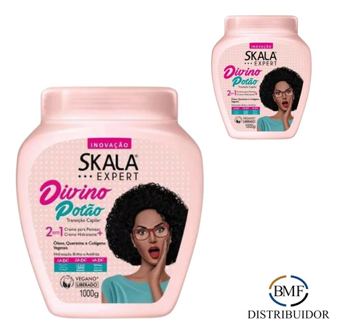 Máscara Creme Tratamento Cabelo 1kg Skala Divino Potão