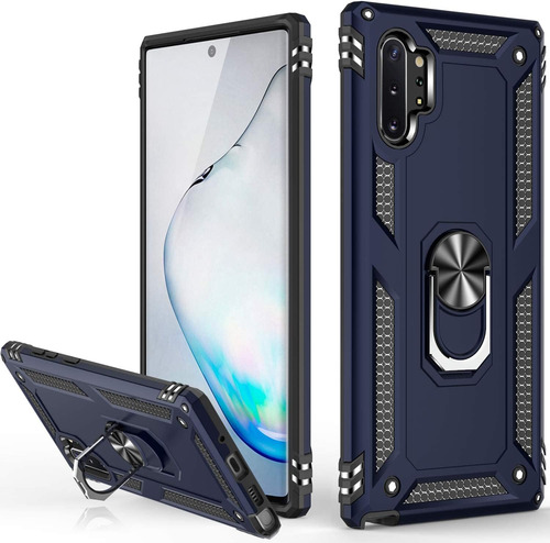 Funda Galaxy Note 10 Plus Lumarke Kickstand Blue