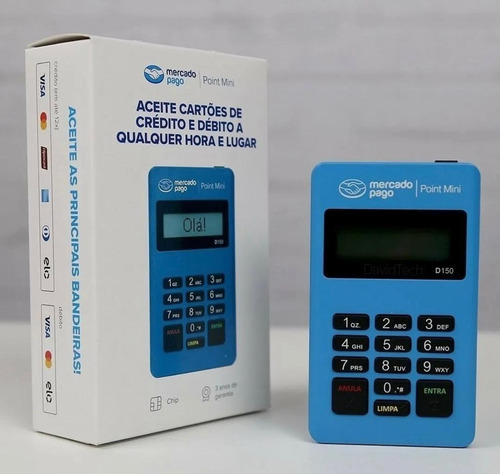 Imagem 5 de 8 de Máquina De Cartão Débito E Crédito Point Mini - Mercado Pago