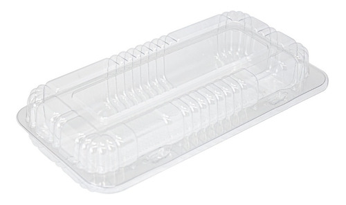 Contenedor Tipo Bisagra De Pet, Fda, 62 Pzs (23x12)