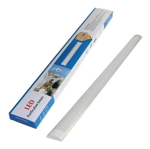 Artefacto + Tubo Luz Led 36w 120cm 220v Luz Fria Oferta S420