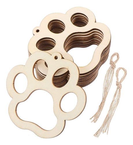 50 Piezas De Madera Para Perros, Manualidades, Pequeñas Pinz