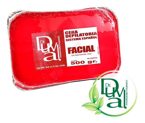 Duval Cera Depilatoria Facial Sistema Español X500g