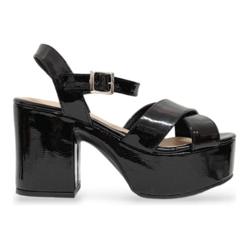 Sandalias Roma Charol Black