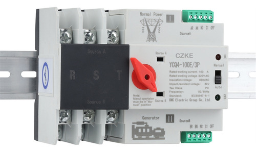 Czke Ycq4-100e/3p Interruptor De Transferência Automática