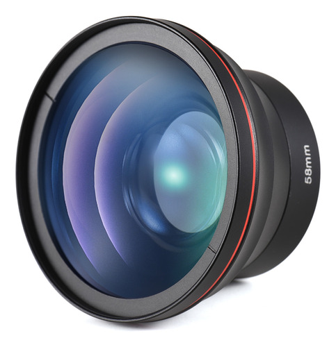 Lente De Cámara De 58 Mm Para Rebel T7/t7i/t6i/t6s/t6/sl2/sl