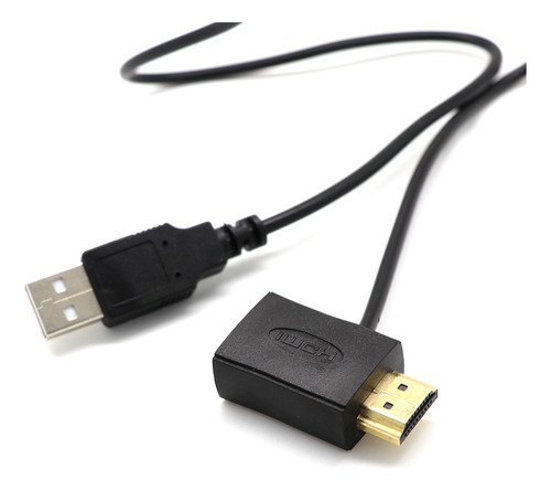 Conector Macho Para Fêmea+cabo De Carregador Usb 2.0 Splite