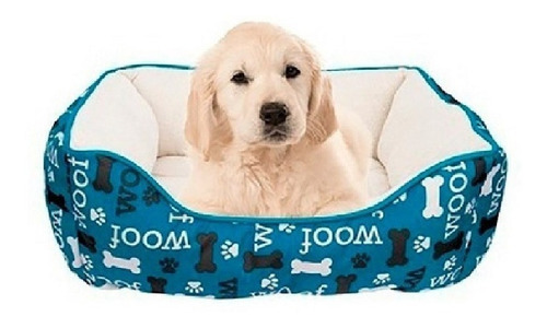 Cama Moises Perros Gatos Importada Dog It Pequeña 60x51 Azul