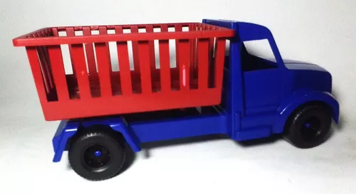 Caminhão Truck Azul Brinquedo Auto Toy Clássico Estilo Retrô no Shoptime