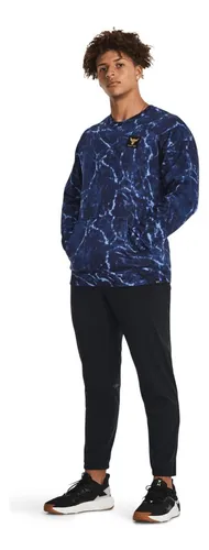 Saco Hombre Under Armour Pjt Rck Rval Flc Crw Azul