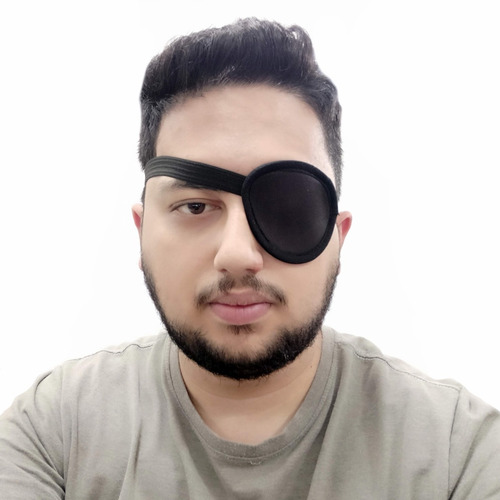 Imagem 4 de 6 de Oclusor Pirata Para Tratamento Estrabismo Ambliopia Lavável