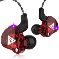 Comprar Audifonos Profesionales Monitoreo Qkz Ak6 Excelente Calidad Color Rojo