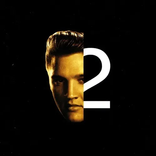 T-shirt Promo Vintage Elvis Presley '2nd To None' - Taille L, Noir, Coton - Édition Française 2003, Neuf Sans étiquettes