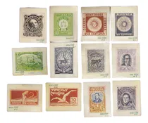 Comprar 1932 12 Figuritas Sellos De Correo Uruguay Vintage Cromos