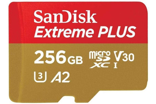 Tarjeta Microsdxc Sandisk Extreme Plus De 256 Gb Con Adaptad