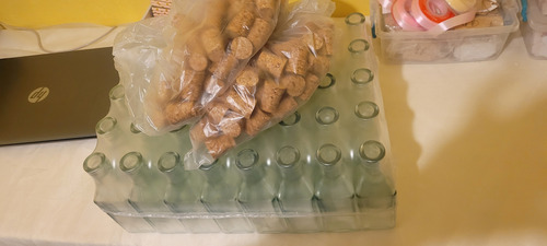 Botella/frasco De Vidrio Ideal Para Envasar Aceite (250ml).
