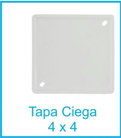 Tapa Ciega Cuadrada 4x4 Tubrica , Conduit
