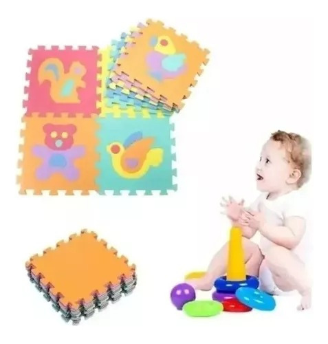 Tapete Infantil Fomi Didáctico Gateo Bebe Juegos