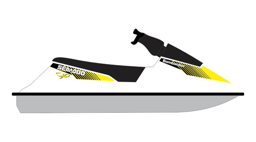 Adesivo Jet Ski Sea-doo Sp 580 1992 Customizado