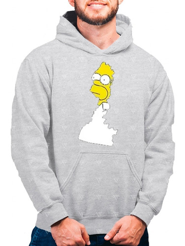 Poleron Estampado Los Simpson Homero Arbusto Escondido