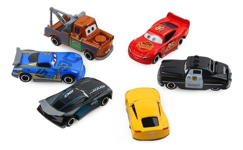 Juego De 6 Unidades De Disney Pixar Car Mcqueen Jackson