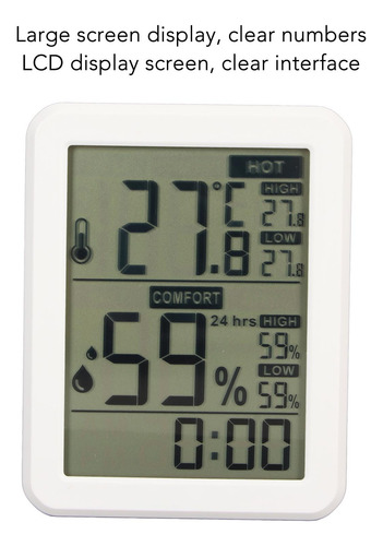 Termómetro De Ambiente, Medidor De Temperatura Y Humedad Mul