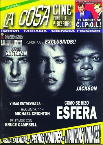 La Cosa #27 Mar 1998 Agente De Cipol Mancha Voraz Meteoro