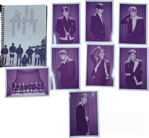 Combo Bts Cuaderno + 8 Photocards