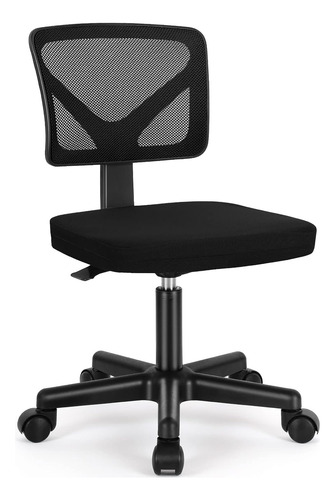 Silla De Computadora Pequeña Sin Brazos, Ergonómica R...