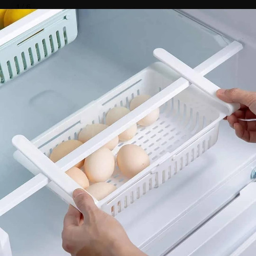 Imagen 8 de 9 de Bandeja De Almacenamiento Organizador Expandible Para Nevera
