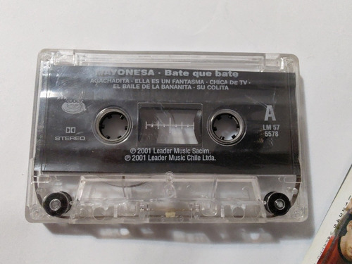 Cassette De Mayonesa Bate Que Bate(#2121 (Usado)