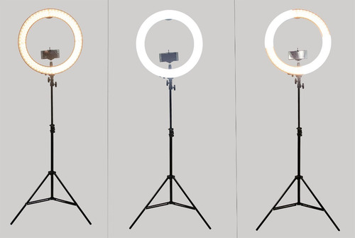 Aro Luz Led Profesional 240 Focos 18 PLG Maquillaje Lampara