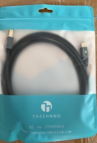 Thzzhnno Usb B A Usb C Cable De Impresora 66 Pies, Usb C A