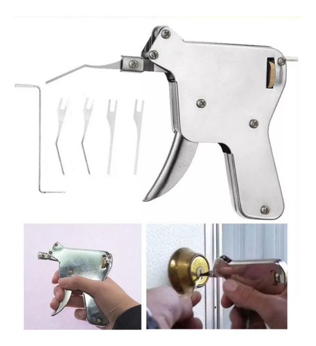 Y1m Kit De Abre-puertas Con Pistola Y Herramientas