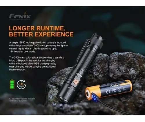 Linterna Led Fenix Ld32 1200lum Ultravioleta Desinfect+ Bate