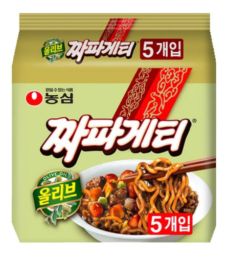 Ramen Coreano Chapaguetti Fideo Instantaneo Pack 5 Unidades