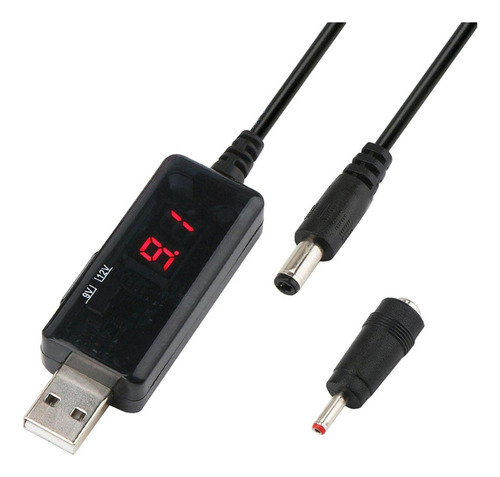 Usb Dc 5v A 12v 9v Power Boost Line Para Altavoz De Lámpara