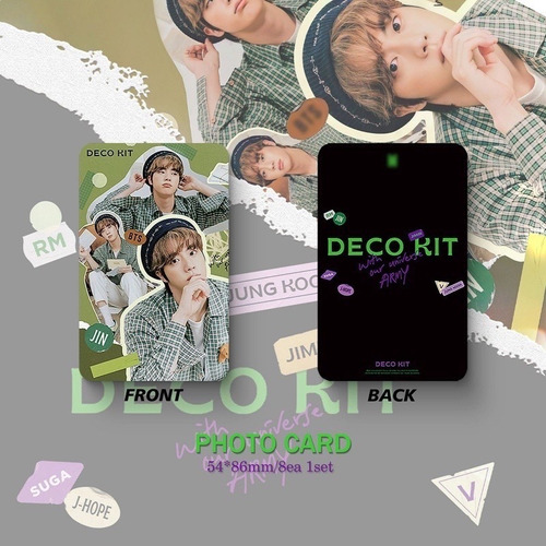 55 Photocards Bts - Deco Kit 2022 Lomocards