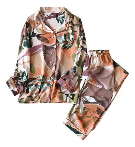 2 Cómodos Conjuntos De Pijama Para Mujer, Pijama De Algodón