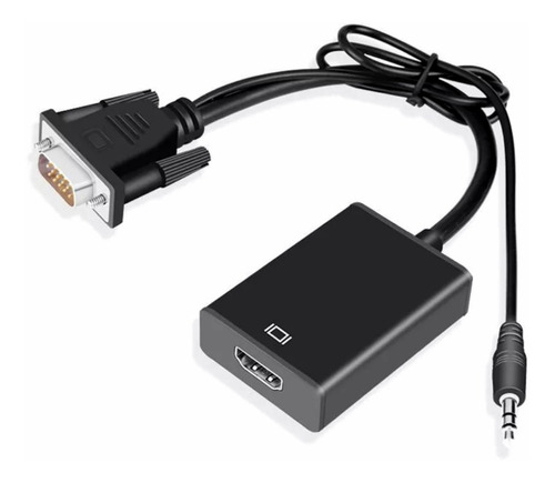 Convertidor Adaptador Activo Vga A Hdmi Con Audio 