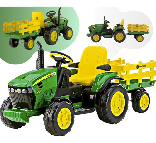 Trator Elétrico John Deere Ground Force 12volts - Pegperego