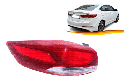 Farol Trasero Izquierdo Exterior Hyundai Elantra 2016 2018